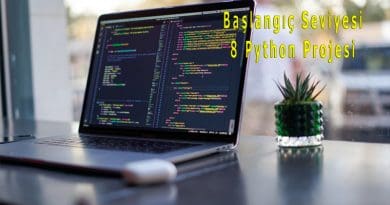 Ustalığa giden yolda başlangıç ​​seviyesi 8 Python Projesi