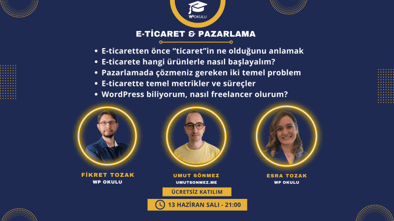 WP Kulüp E-Ticaret & Pazarlama Webiranarı