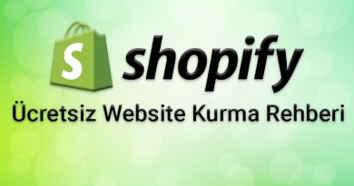 Shopify Ücretsiz Website Kurma Rehberi