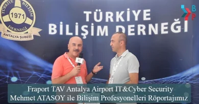 Fraport TAV Antalya Airport IT&Cyber Security Mehmet ATASOY ile Bilişim Profesyonelleri Röportajımız