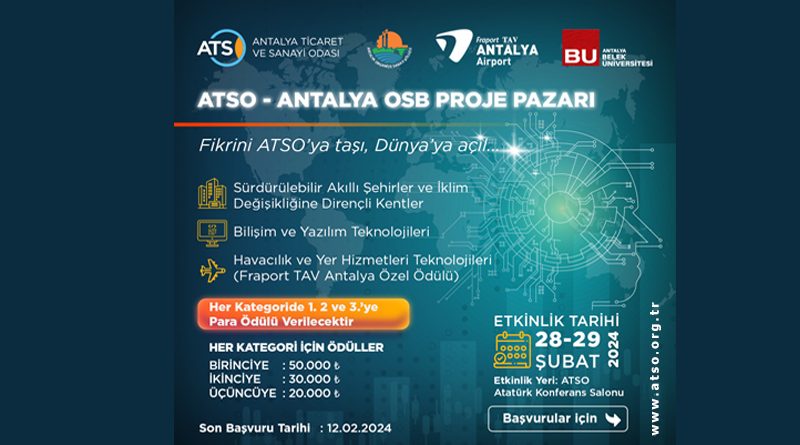 ATSO – Antalya OSB Proje Pazarı
