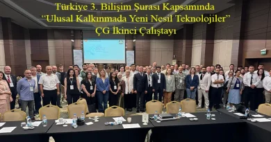Türkiye 3. Bilişim Şurası Kapsamında “Ulusal Kalkınmada Yeni Nesil Teknolojiler” ÇG İkinci Çalıştayı