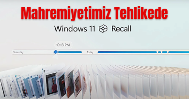 Windows Recall: Mahremiyetimiz Tehlikede