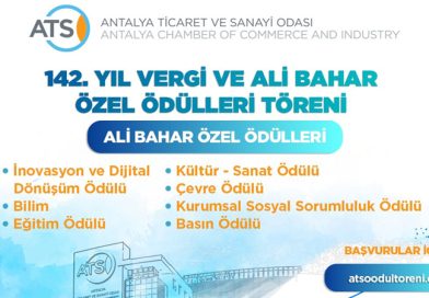 ATSO 142. Yıl Vergi ve Ali Bahar Özel Ödülleri Töreni