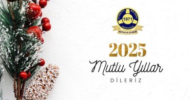 TBD Antalya Şubesi’nden Yeni Yıl Mesajı: 2025’e Umutla Bakıyoruz