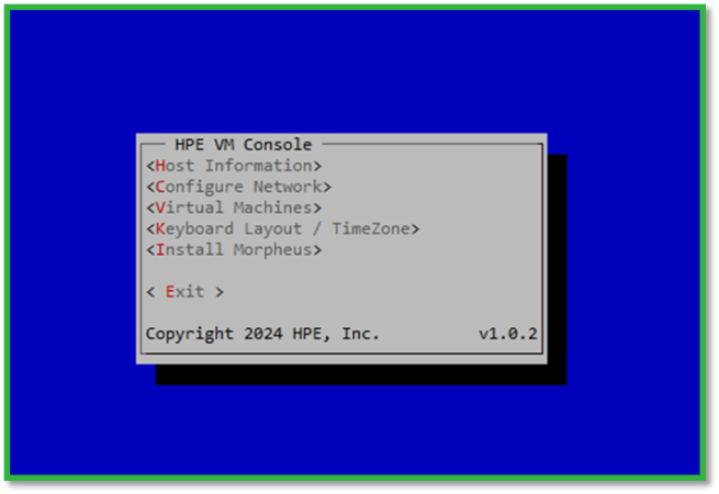 HPE Vm Console