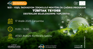 Yeşil İnovasyon İçin TÜBİTAK TEYDEB Bilgilendirme Toplantısı