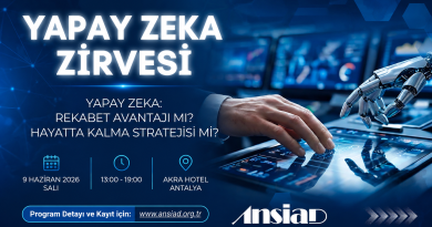 ANSİAD Antalya’da Yapay Zekâ Zirvesi Düzenleniyor
